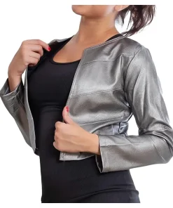 womens-bolero-grey-faux-leather-short-jacket
