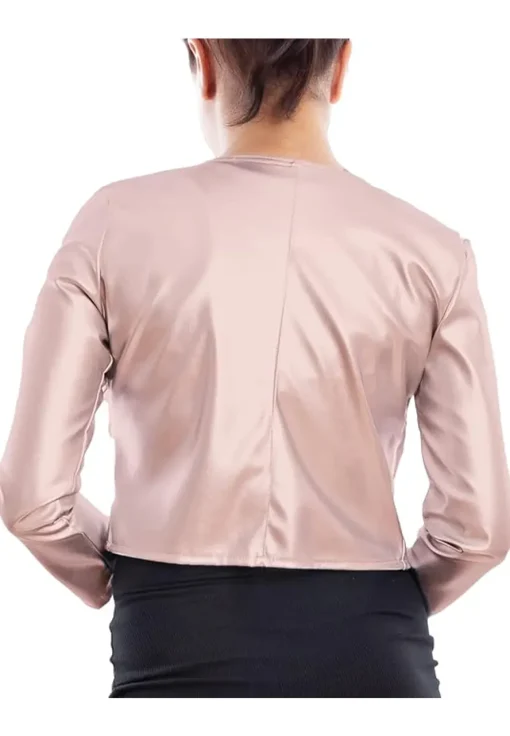 womens-bolero-pearl-pink-faux-leather-short-jacket
