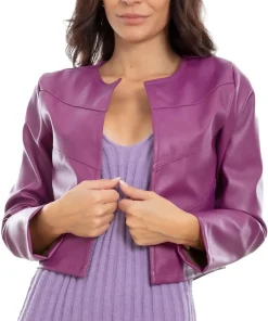 womens-bolero-purple-faux-leather-short-jacket