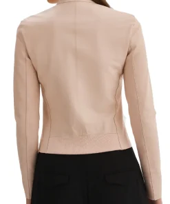 womens-elixir-ballet-pink-faux-leather-bomber-jacket