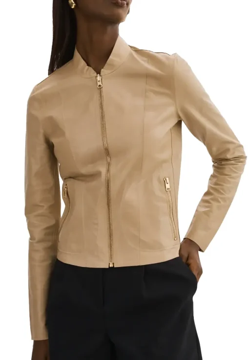 womens-elixir-camel-faux-leather-bomber-jacket