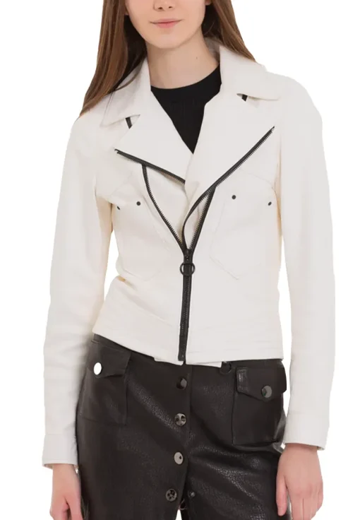 womens-faux-leather-white-jacket