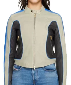 womens-gray-and-black-faux-leather-jacket