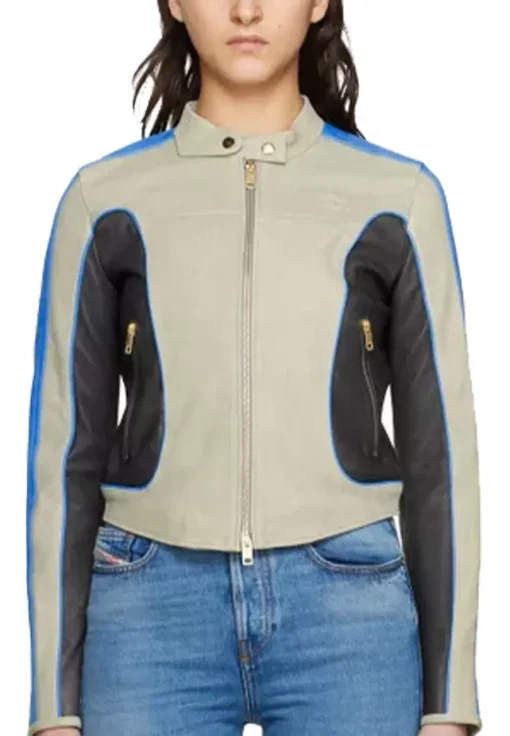 womens-gray-and-black-faux-leather-jacket
