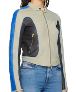 womens-gray-and-black-faux-leather-jacket