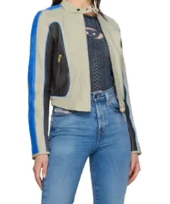 womens-gray-and-black-faux-leather-jacket