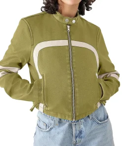womens-green-faux-leather-motocross-jacket-with-white-stripes