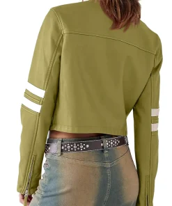 womens-green-faux-leather-motocross-jacket-with-white-stripes