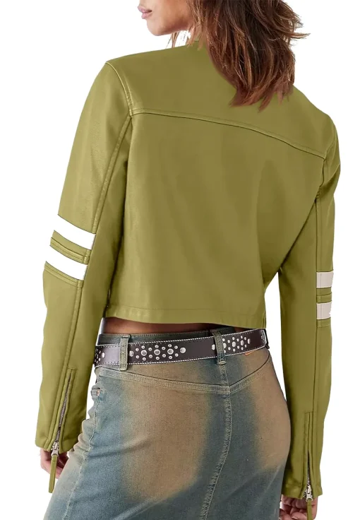 womens-green-faux-leather-motocross-jacket-with-white-stripes