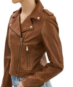 womens-iconic-brown-faux-leather-biker-jacket