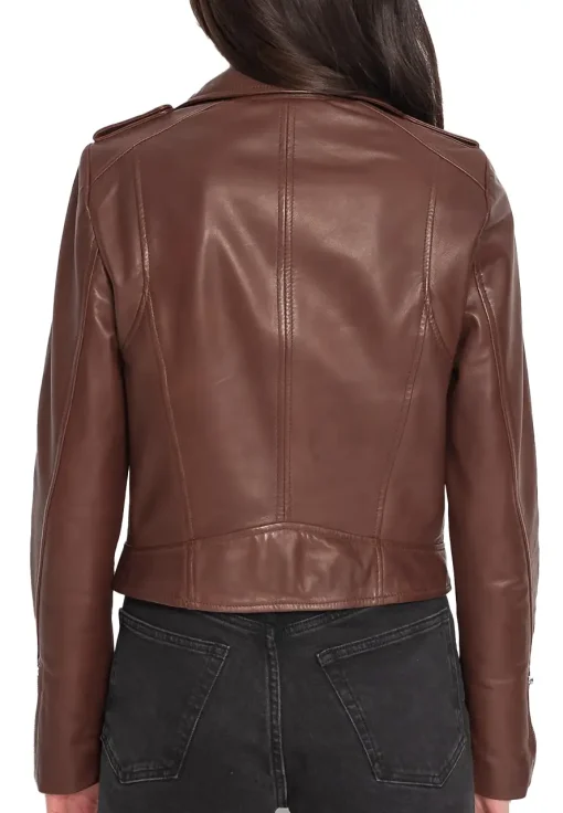 womens-iconic-chocolate-faux-leather-biker-jacket