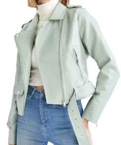 womens-mint-green-faux-leather-biker-jacket