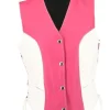 womens-pink-and-white-faux-leather-biker-vest