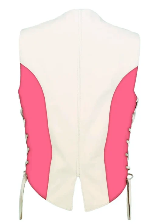 womens-pink-and-white-faux-leather-biker-vest