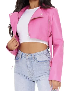 womens-pink-faux-leather-cropped-biker-jacket