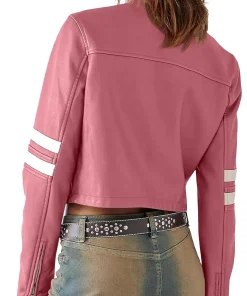 womens-pink-faux-leather-motocross-jacket-with-white-stripes