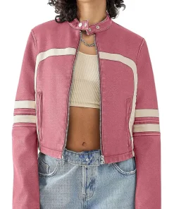 womens-pink-faux-leather-motocross-jacket-with-white-stripes
