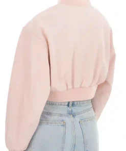 womens-pink-puff-faux-leather-crop-bomber-jacket