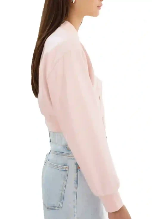 womens-pink-puff-faux-leather-crop-bomber-jacket