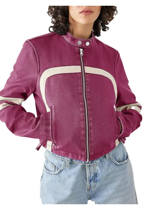 womens-purple-faux-leather-motocross-jacket-with-white-stripes