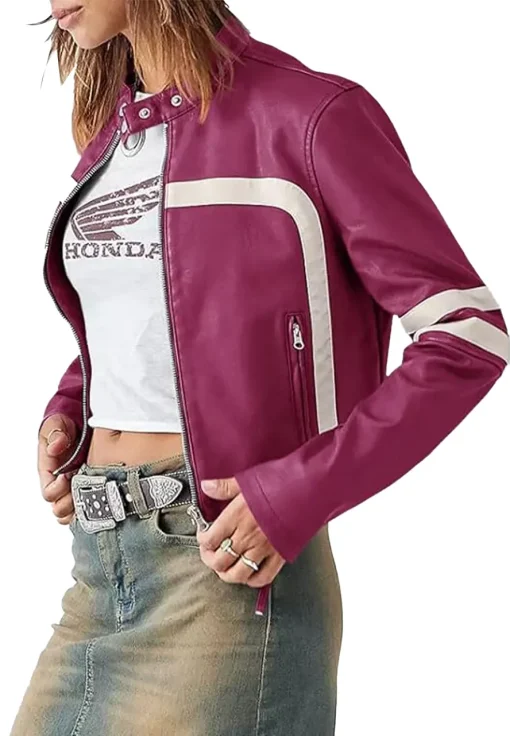 womens-purple-faux-leather-motocross-jacket-with-white-stripes