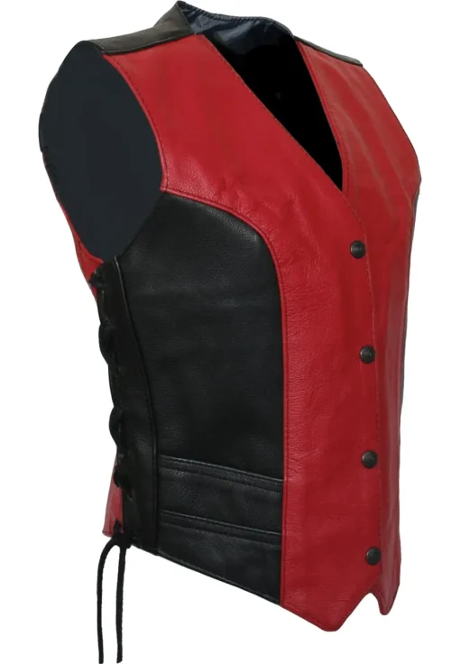 womens-red-and-black-faux-leather-biker-vest