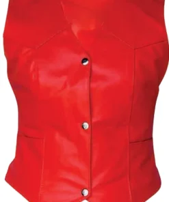 red-biker-vest