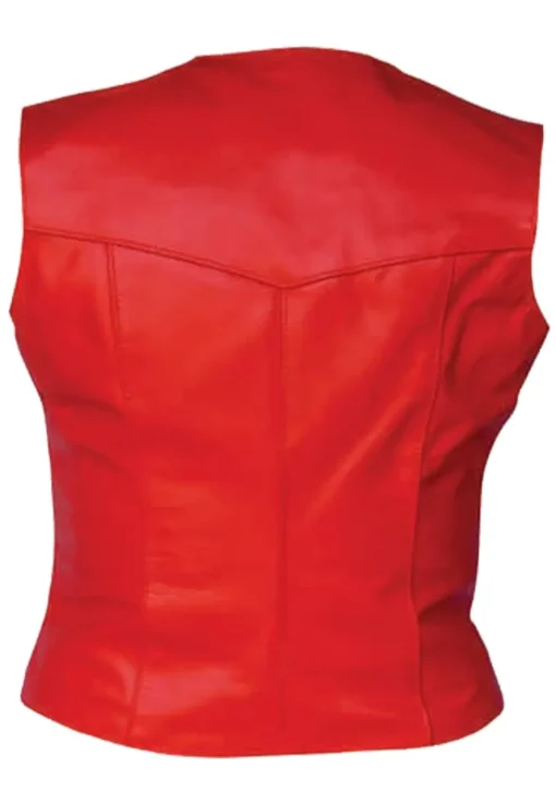 red-leather-biker-vest