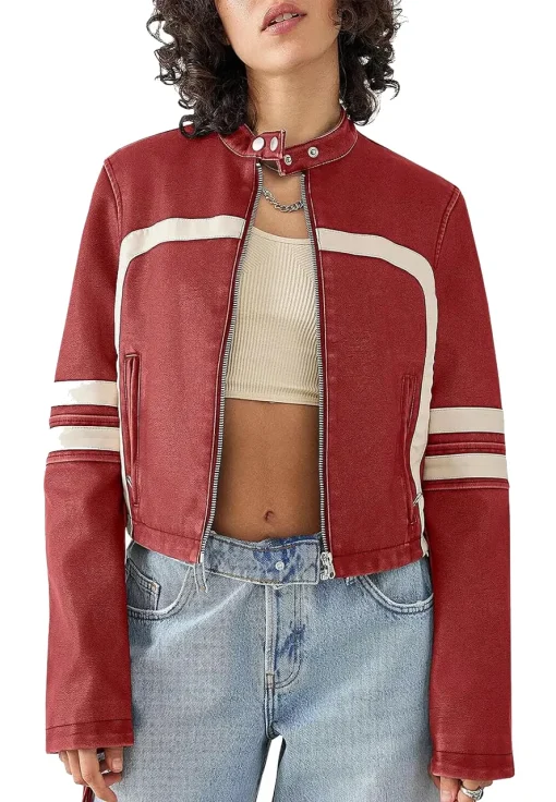 womens-red-faux-leather-motocross-jacket-with-white-stripes