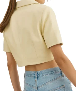 womens-short-sleeve-buttermilk-faux-leather-blazer