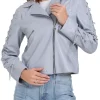 womens-lace-up-sleeve-grey-faux-leather-jacket
