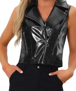 womens-lapel-collar-black-faux-leather-cropped-vest