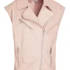 womens-baby-pink-faux-leather-vest