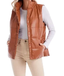womens-boyd-brown-faux-leather-puffer-vest
