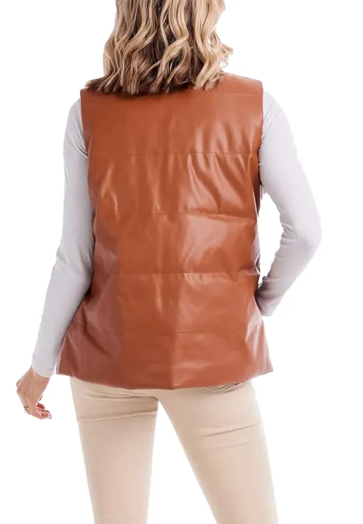 womens-boyd-brown-faux-leather-puffer-vest