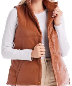 womens-boyd-brown-faux-leather-puffer-vest