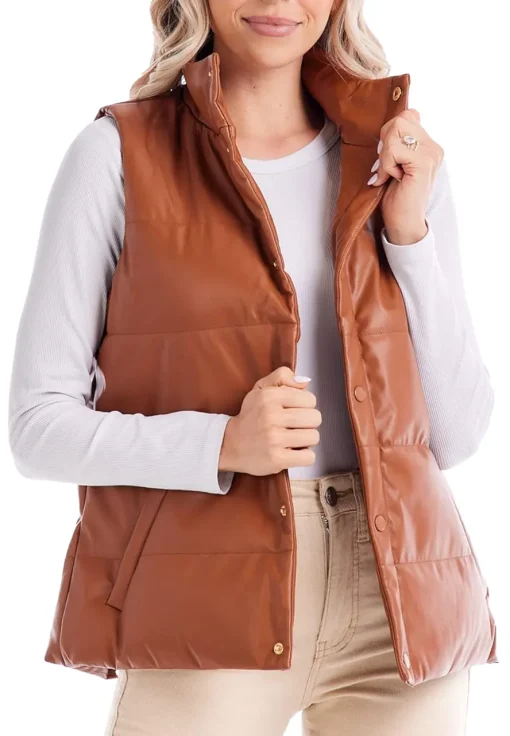 womens-boyd-brown-faux-leather-puffer-vest