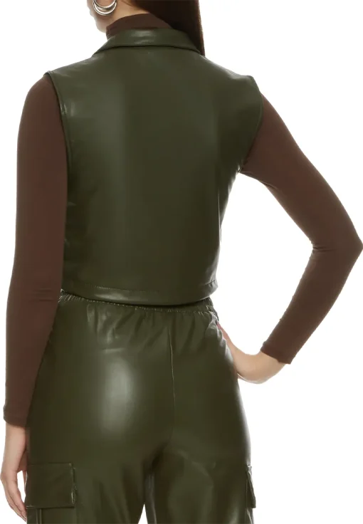 womens-cargo-olive-faux-leather-cropped-vest