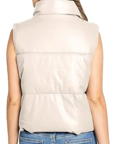 womens-cream-puffer-faux-leather-vest
