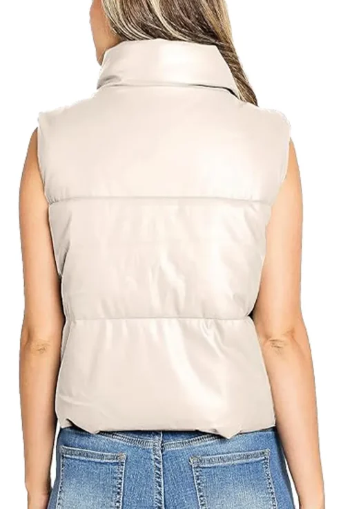 womens-cream-puffer-faux-leather-vest
