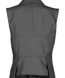 womens-one-button-grey-faux-leather-vest