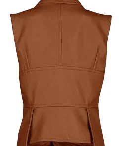 womens-one-button-tan-faux-leather-vest