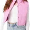 womens-cropped-pink-faux-leather-vest