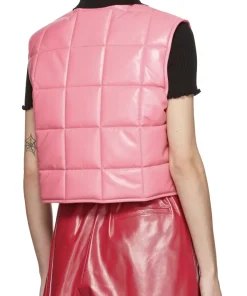 womens-quilted-pink-faux-leather-vest