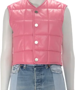 womens-quilted-pink-faux-leather-vest