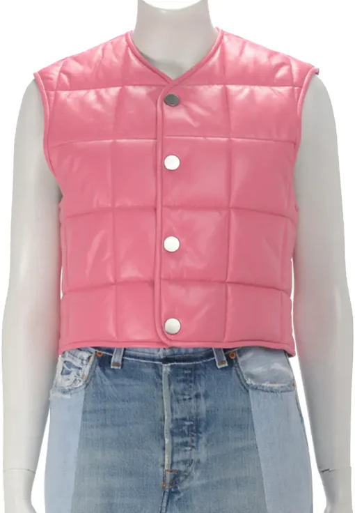 womens-quilted-pink-faux-leather-vest