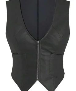 black-faux-leather-vest