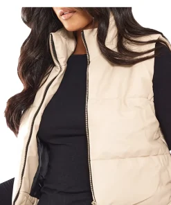 womens-tall-stone-faux-leather-puffer-vest