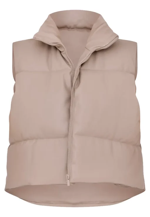 womens-truffle-faux-leather-puffer-vest