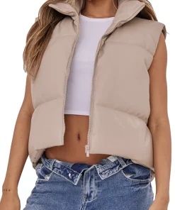 womens-truffle-faux-leather-puffer-vest